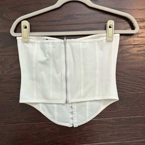 white fox corset/ bustier - Picture 2 of 3